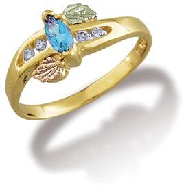 G LLR748-404 Black Hills Gold Ring - Berg Jewelry & Gifts