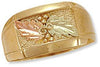 G LMR478 Black Hills Gold Mens Ring - Berg Jewelry & Gifts