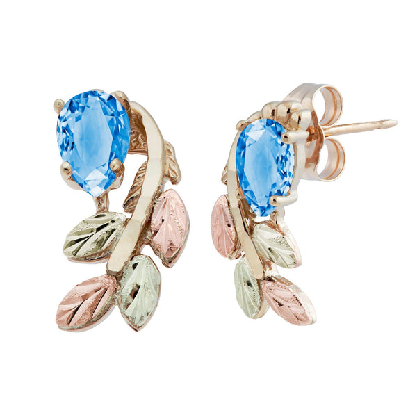 GC5966 BHG BL TOPAZ EARS - Berg Jewelry & Gifts