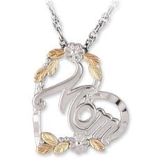MR20033 G/S MOM HEART PEND - Berg Jewelry & Gifts