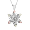 MR20085 G/S SNOWFLAKE PEND - Berg Jewelry & Gifts