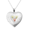 MR20324 SS/BHG LG HEART LOCKET - Berg Jewelry & Gifts