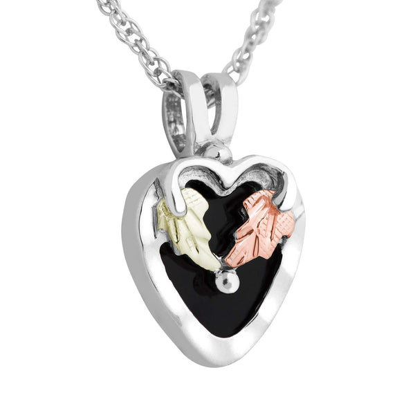 MR2045 MTR HEART ONYX PND - Berg Jewelry & Gifts