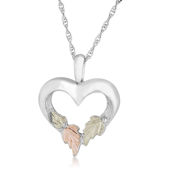 MR20480 G/S HEART PEND - Berg Jewelry & Gifts