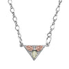 MR20557 G/S TRIANGLE NECKLACE - Berg Jewelry & Gifts
