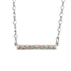 MR20558 G/S BAR NECKLACE - Berg Jewelry & Gifts