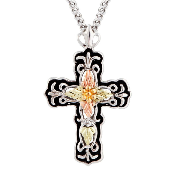 MR2368 MTR ANTIQUED CROSS PEND - Berg Jewelry & Gifts