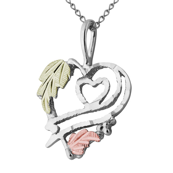 MR2582 MTR HEART PEND - Berg Jewelry & Gifts