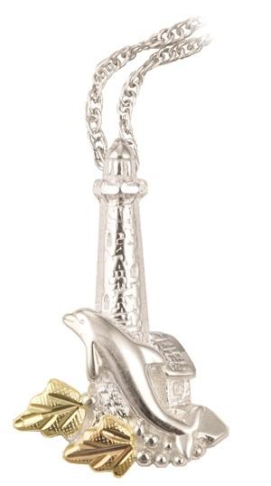 MR2806 LIGHTHOUSE/DOLPHIN PEND - Berg Jewelry & Gifts