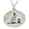MR2921 MTR BARREL RACER PEND - Berg Jewelry & Gifts