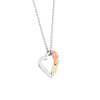 MR298 SM FLOATING HEART PEND - Berg Jewelry & Gifts
