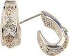 MR3703 MTR GLD/SLVR HOOP EARS - Berg Jewelry & Gifts