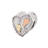 MR8104 G/S HEART BRAC BEAD - Berg Jewelry & Gifts