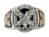 MRC40479O-OX-GS M G/S EAGLE RG Size - Berg Jewelry & Gifts