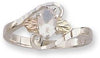 MRL02190-101 Black Hills Gold and Silver Ring - Berg Jewelry & Gifts