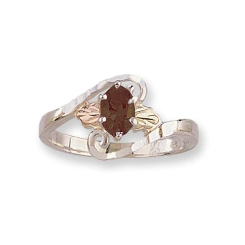 MRL02190-301 Black Hills Gold and Silver Ring - Berg Jewelry & Gifts