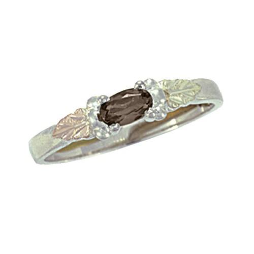 MRL02793-206 Black Hills Gold and Silver Ring - Berg Jewelry & Gifts