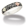 MRLMR2782 Black Hills Gold and Silver Ring - Berg Jewelry & Gifts