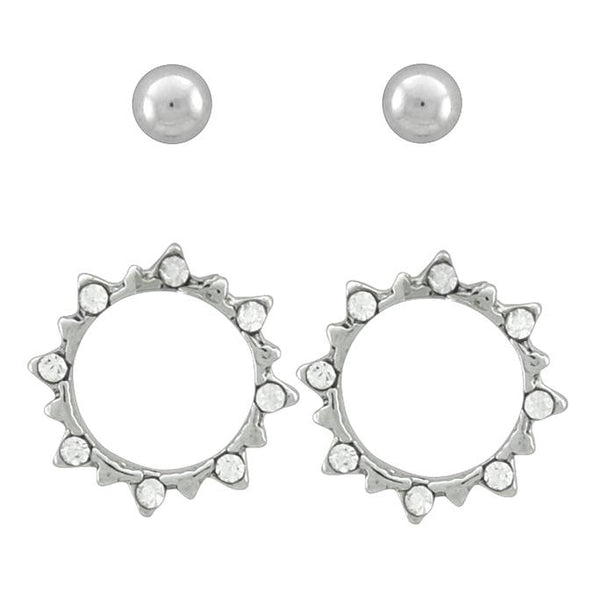Uniquely You Cz Circle Earrings - Berg Jewelry & Gifts