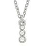 Uniquely You Cz Vertical Necklace - Berg Jewelry & Gifts