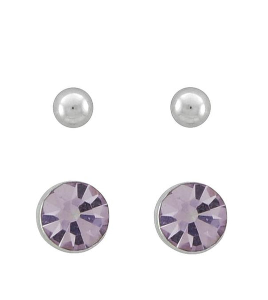 Uniquely You Lt Amethy Earrings - Berg Jewelry & Gifts