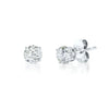 WHEA10CFRD-A 1/10 CTTW RD White Gold Four Prong Diamond Earrings - Berg Jewelry & Gifts