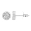 WHERO2819-W4P 1/10 CTTW ROPE CLUSTER EARRINGS Diamond Earrings - Berg Jewelry & Gifts