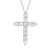 WHP190188W 14KW 1 1/2CTW CROSS PENDANT Diamond Pendant - Berg Jewelry & Gifts