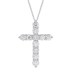 WHP200021W 14KW 2 CTTW CROSS PENDANT Diamond Pendant - Berg Jewelry & Gifts