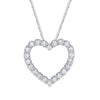 WHP200028W 14KW 1/2 CTTW HEART PENDANT Diamond Pendant - Berg Jewelry & Gifts