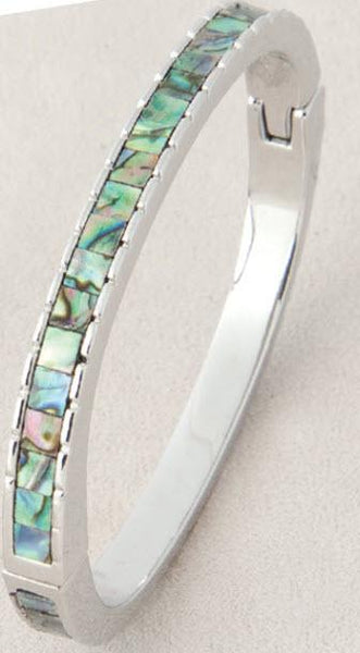 WILD PEARLE Bangle Hinged-Diamond Cut - Berg Jewelry & Gifts