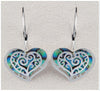 WILD PEARLE EAR-HEART HOOPS - Berg Jewelry & Gifts