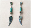 WILD PEARLE Ear-Hypo Southwest Feather - Berg Jewelry & Gifts