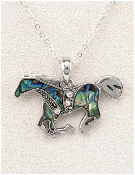 WILD PEARLE Neck Galloping Horse - Berg Jewelry & Gifts