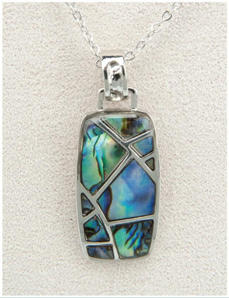 WILD PEARLE Neck Mosaic Rectangle - Berg Jewelry & Gifts