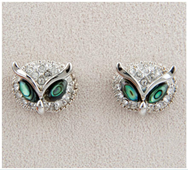 WILD PEARLE Owl Heads DISC - Berg Jewelry & Gifts