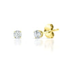 YGEA20BFRD-AA 1/5 CTTW RD Yellow Gold Four Prong Diamond Earrings - Berg Jewelry & Gifts